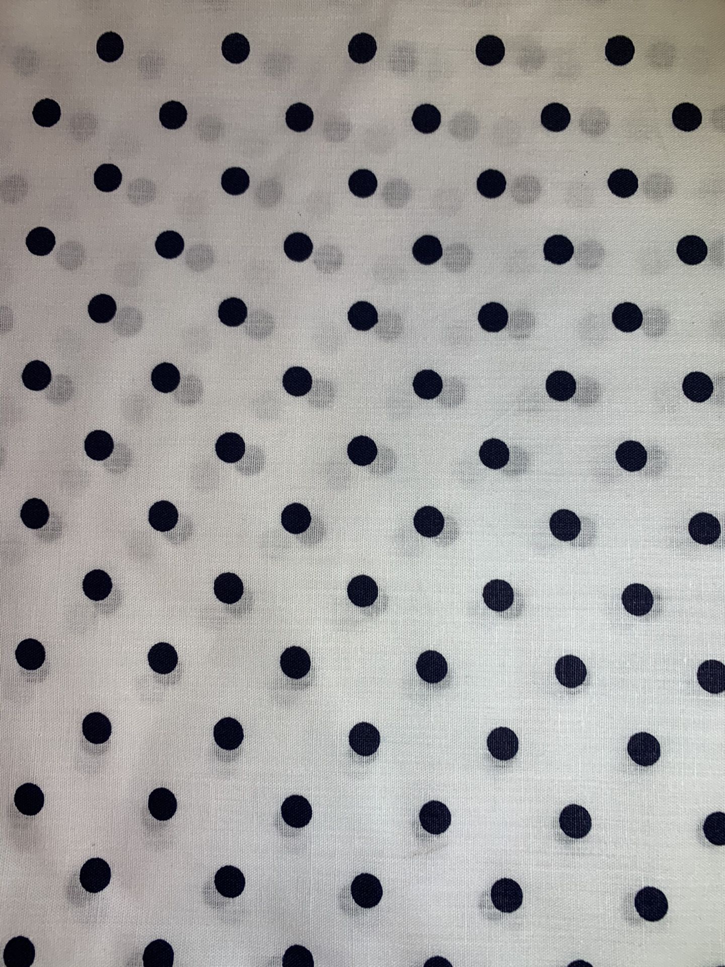 Black Polka Dot Fabric