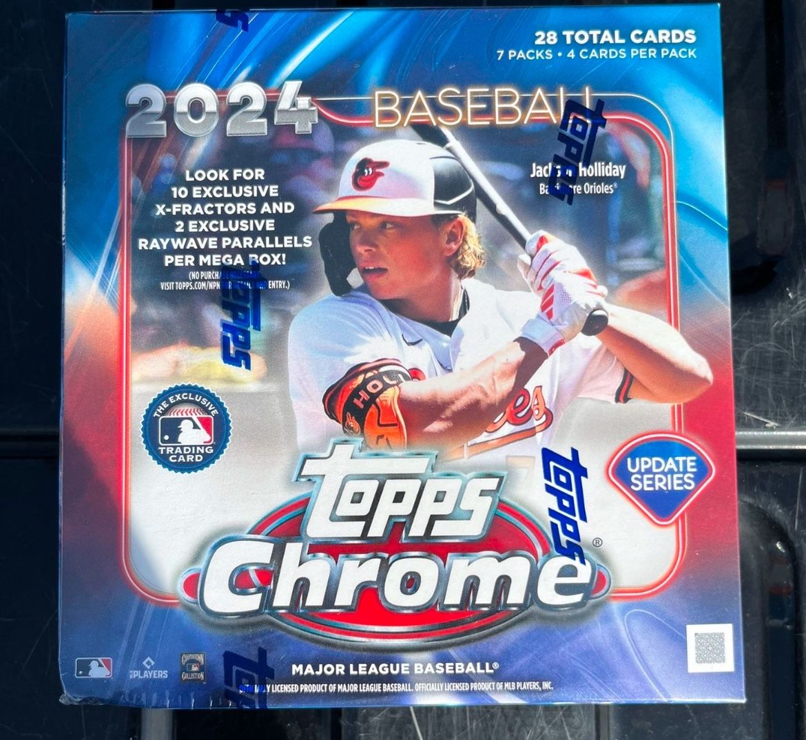 2024 Topps Chrome Update Series Mega Box Factory Sealed