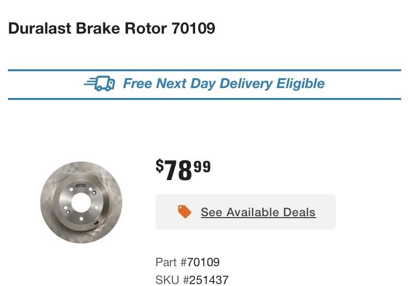 SUV Brake Rotors (2)