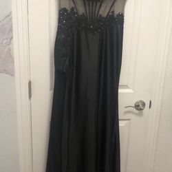 Black Prom Dress- Size 6