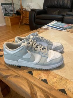 Nike dunks low, white/smoke grey