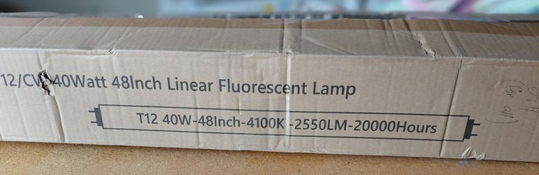 Fluorescent Lamp Bulbs Pack 6