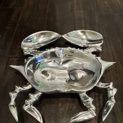 Metal Crab Shape Food Serving Tray - Wilton Armatale