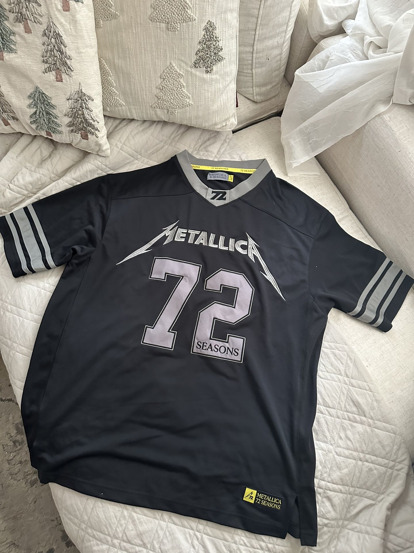Metallica 72 Season Football Jersey