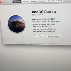 iMac 2019, 27 in (brand new)