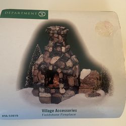 Department 56 Fieldstone Fireplace 56.53010
