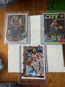 Jalen Brunson  3. Knicks card
