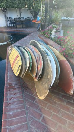 “FREE” Bundle of surfboards. Not rideable decoration only. “FREE”