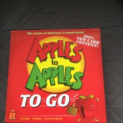APPLE 🍎 TO APPLE 🍏 GAME TO GO, NEW