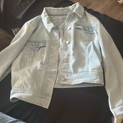 liz claiborne jean jacket