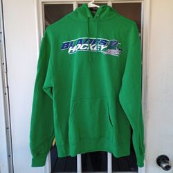 Champion Florida Everblades Blades Hockey Green Hoodie Sz Medium Mens 