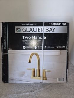 Glacier Bay 4" 2-Handle Bathroom Faucet Brand New (Price Is Firm)