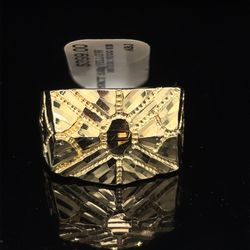 10KT Yellow Gold Nugget Ring 5.00g Size 10 177992/12