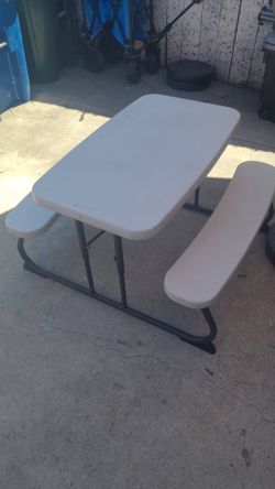 kids folding table