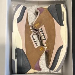 Air Jordan Retro 3 Winterized Archaeo Brown Size 11.5 
