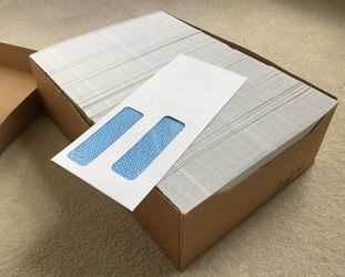 Double window envelopes