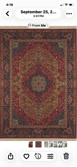 Karastan Rug Kirman Medallion 8.8x12