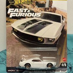 Hot Wheels Premium Fast And Furious 6 1969 Ford Mustang Boss 302