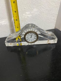 RELOJ ANTIGUO DE CRISTAL MURANO