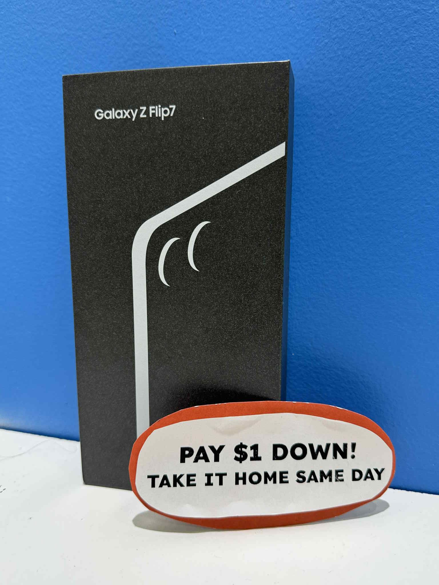 Samsung Galaxy Z Flip 7 5G - Pay $5 DOWN AVAILABLE - NO CREDIT NEEDED