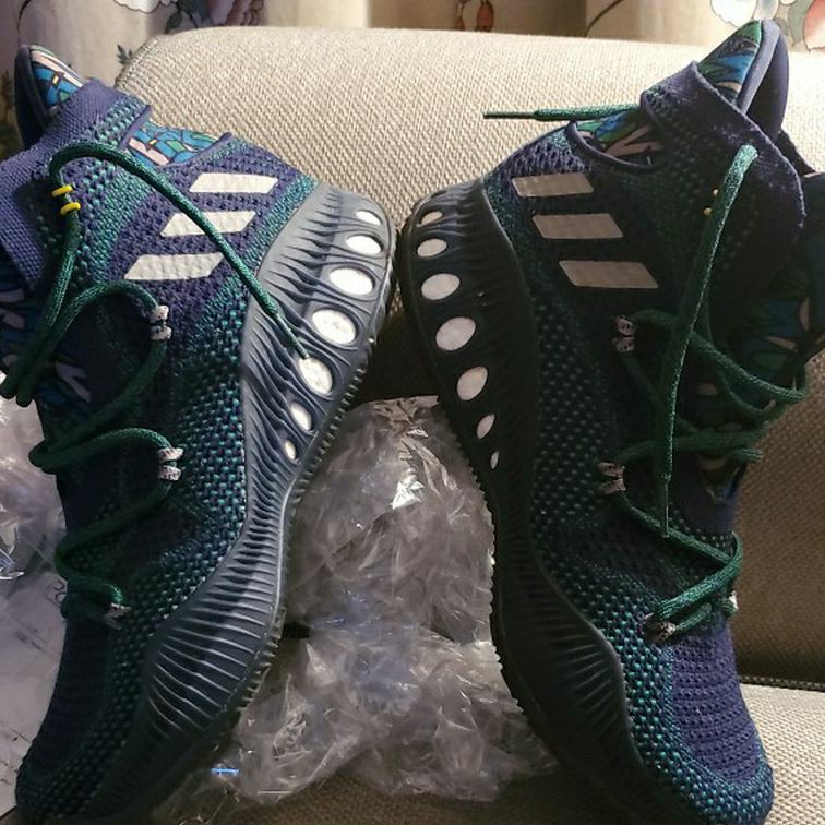 damnificados Permanente Zapatos Authentic (Oem) ADIDAS Crazy Explosive 2017 Primeknit High-Top Shoe. Size  11.5... BOOST Basketball Shoes. Navy Blue. for Sale in Laurel, MD - OfferUp