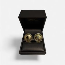 10K The World Is Yours Earrings 