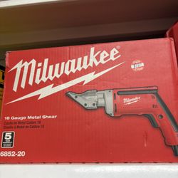 Milwaukee New 18ga Metal Shear 