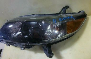 11 12 13 14 2011 2012 2013 2014 TOYOTA SIENNA LEFT DRIVER SE SPORT SMOKED HEADLIGHT HEAD LIGHT LAMP HEADLAMP OEM