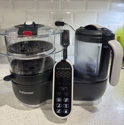 Babymoov Duo Meal Station Baby Food Maker, Steamer & Blender