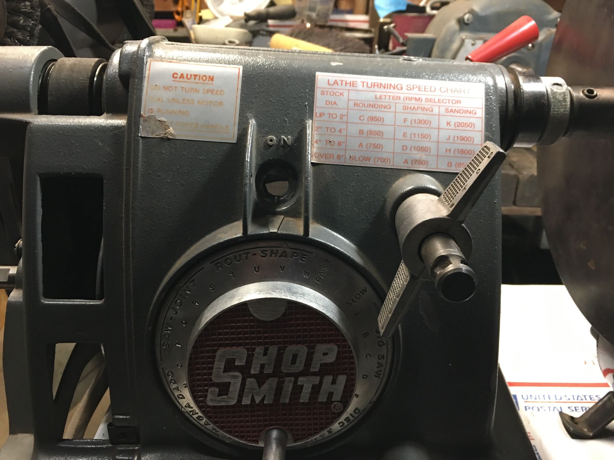 ShopSmith Mark V Model 510 Power Unit 1-1/8 Motor