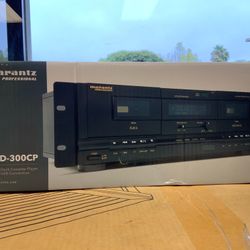 Marantz Professional PMD-300CP Double-Deck Cassette Player with PC USB Connection 