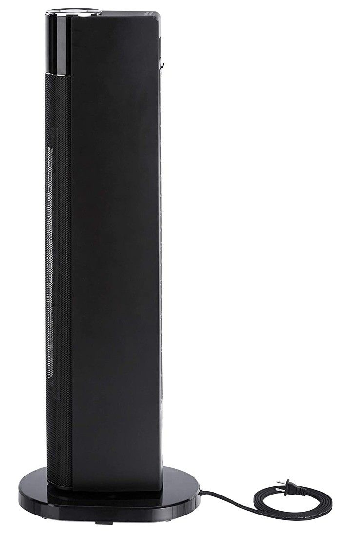 Amazon Basics 34 1500W Premium Portable Oscillating Ceramic Tower
