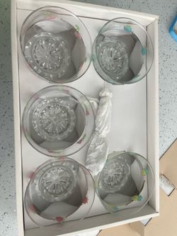Glass dessert/ice cream cups (Glass Gift Set)