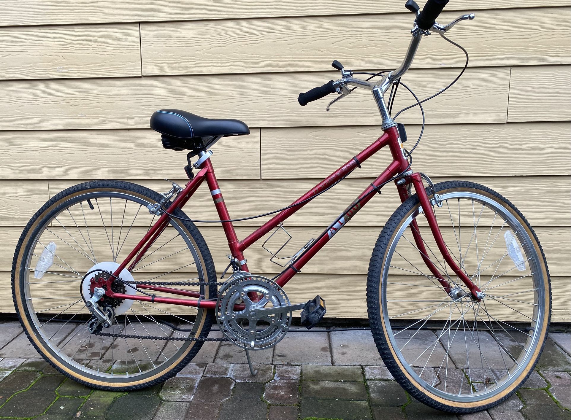Vintage Red Bicycle