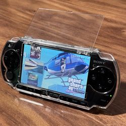 PSP 2000 Black 150+ games installed 32gb memory brand NEW battery
