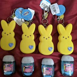 Peeps yellow marshmallow pocketbac holder bath and body works