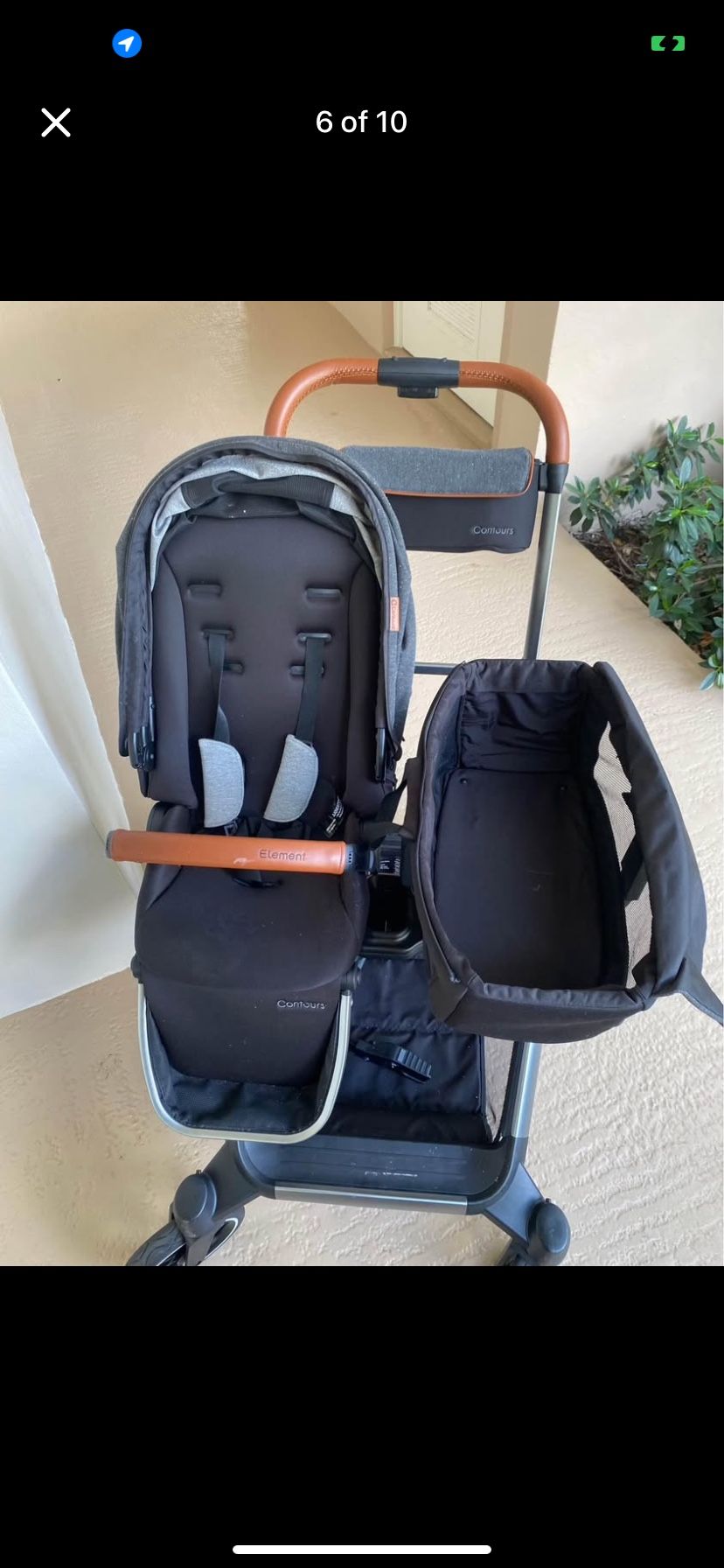 Contours Elements Double Stroller