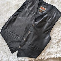 PARAGRAFF 🤠MENS LEATHER VEST SIZE M 