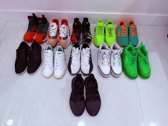 Mixed Sneaker Lot – 11 Pairs Various Brands