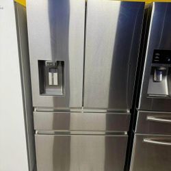 SAMSUNG REFRIGERATOR 4 DOORS STAINLESS STEEL ON SALE ✅$650✅ FREE DELIVERY AND INSTALLATION
