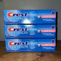 Crest Sensitive And Enamel Shield Toothpaste Set