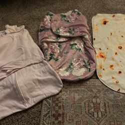 3 Baby Swaddles 