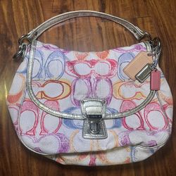 Coach Poppy Multicolor Bag 