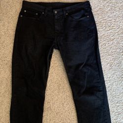 Levi Black 514 Jeans