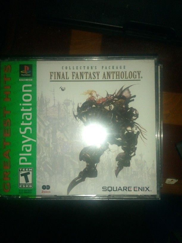 Final Fantasy Anthology Playstation Psx Ps1