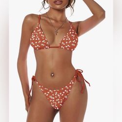 NWT Zaful Medium Reversible Bikini