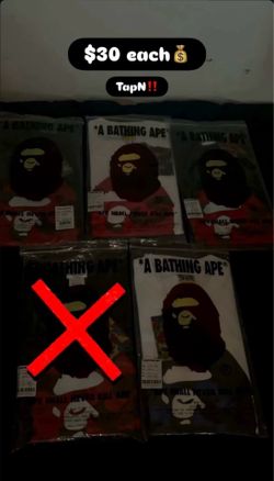 Bape shirts