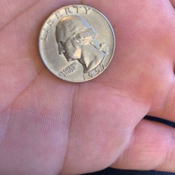 1957 Quarter De Plata 