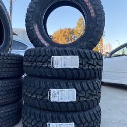 LT 265/70/17 GENERAL TIRES NEW WITH INSTALLATION AND BALANCE