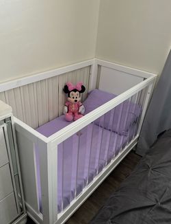 Sloan Acrylic Crib from Pottery Barn Kids For a boy or girl